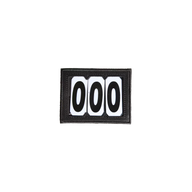 Kentucky Number Tag PVC Velcro