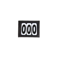 Kentucky Number Tag PVC Velcro
