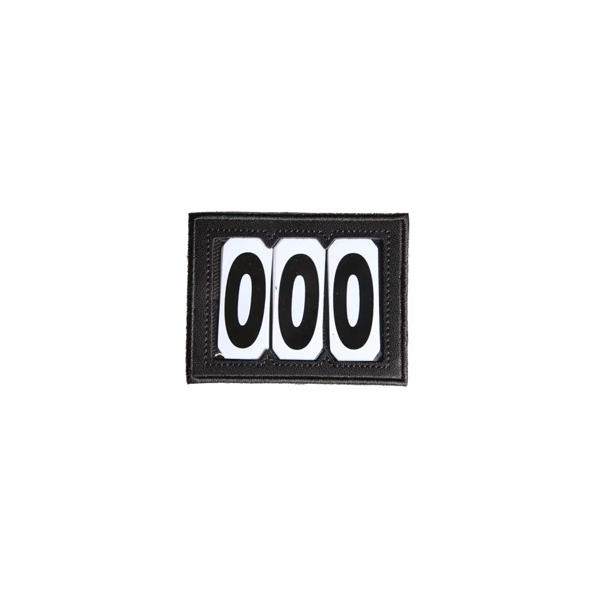 Kentucky Number Tag PVC Velcro