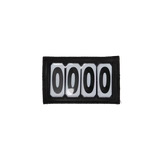 Kentucky Number Tag PVC Velcro
