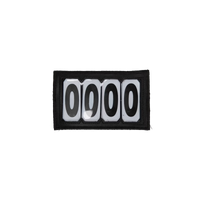 Kentucky Number Tag PVC Velcro