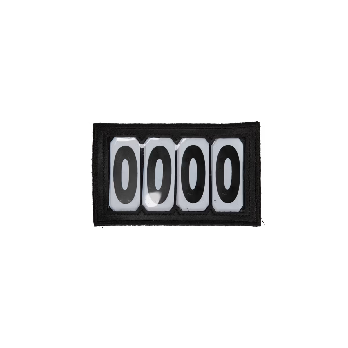 Kentucky Number Tag PVC Velcro
