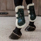 Kentucky Vegan Sheepskin Tendon Boots bamboo Elastic