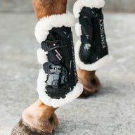 Kentucky Vegan Sheepskin Tendon Boots bamboo Elastic