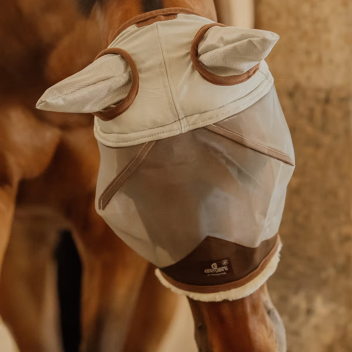 Kentucky Fly Mask Skin Friendly med öron