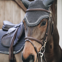 Kentucky Fly veil Wellington stone and pearl