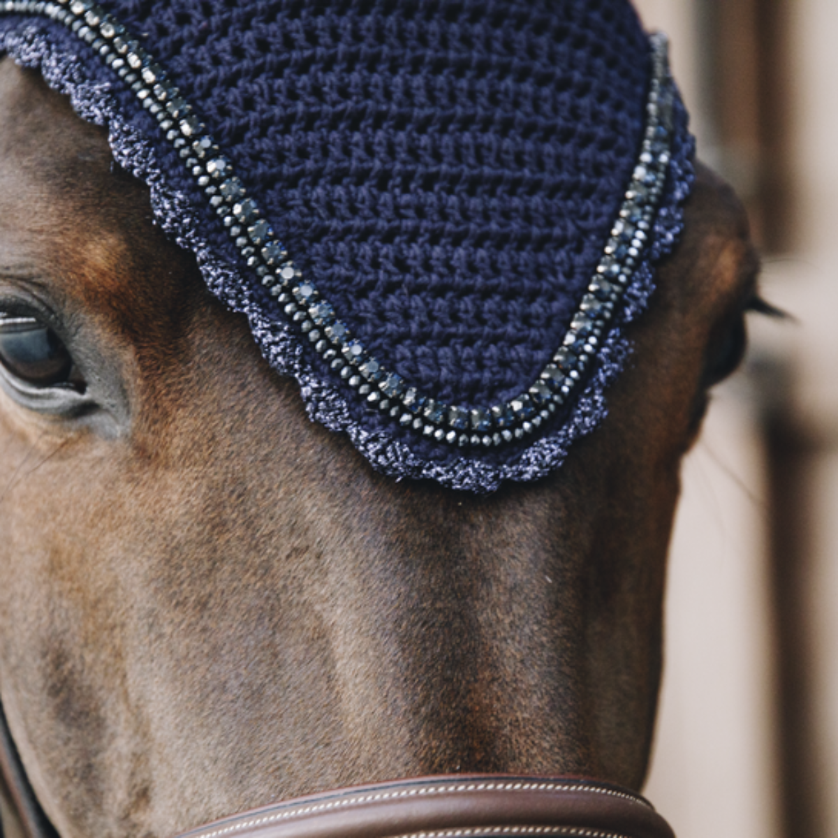 Kentucky Fly veil long stone and pearl