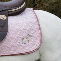 Kentucky Saddle Pad Unicorn Head Glitter Jump