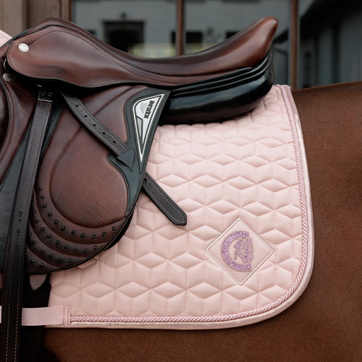 Kentucky Saddle Pad Sparkling Logo Jumping