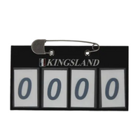 Kingsland Classic Number tag 4 digits 2-pack