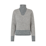 Kingsland Audrey Halv Zip Stickad Tröja