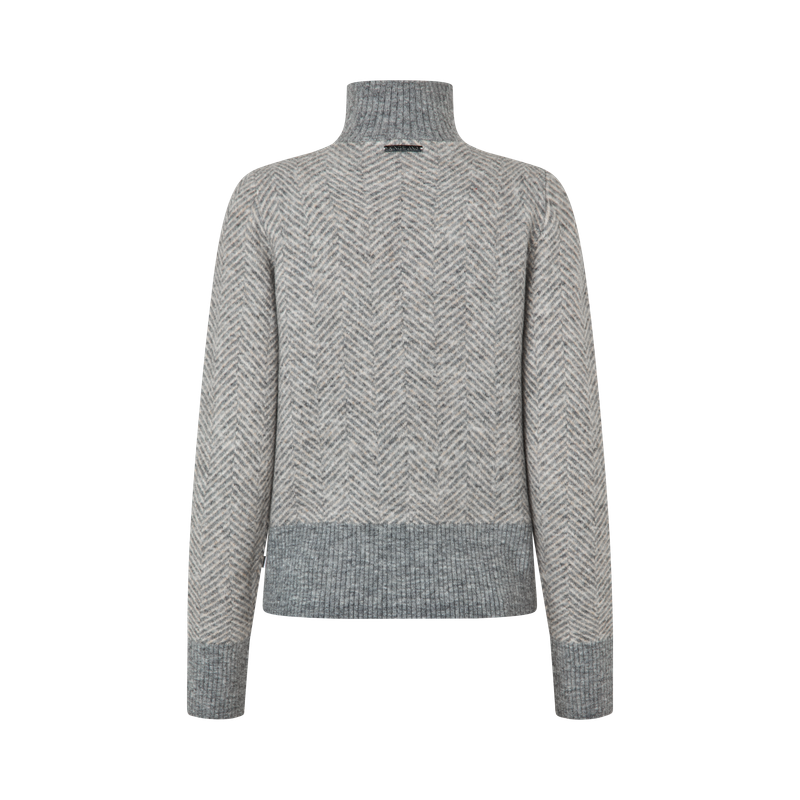 Kingsland Audrey Halv Zip Stickad Tröja