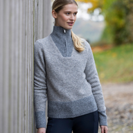 Kingsland Audrey Halv Zip Stickad Tröja