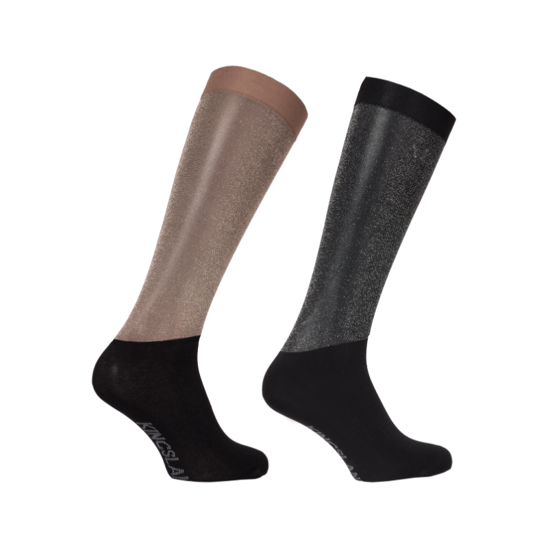 Kingsland Lea Glitter Show Socks 2-pack