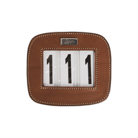 Lippo Nummerlapp Läder Rektangulär 3-siffror