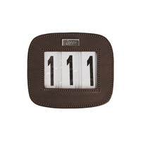 Lippo Nummerlapp Läder Rektangulär 3-siffror