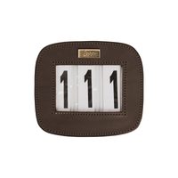 Lippo Nummerlapp Läder Rektangulär 3-siffror