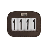 Lippo Nummerlapp Läder Rektangulär 4-siffror