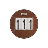 Lippo Nummerlapp Läder Rund 3-siffror