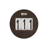 Lippo Nummerlapp Läder Rund 3-siffror