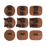 Lippo Nummerlapp Läder Rund 3-siffror