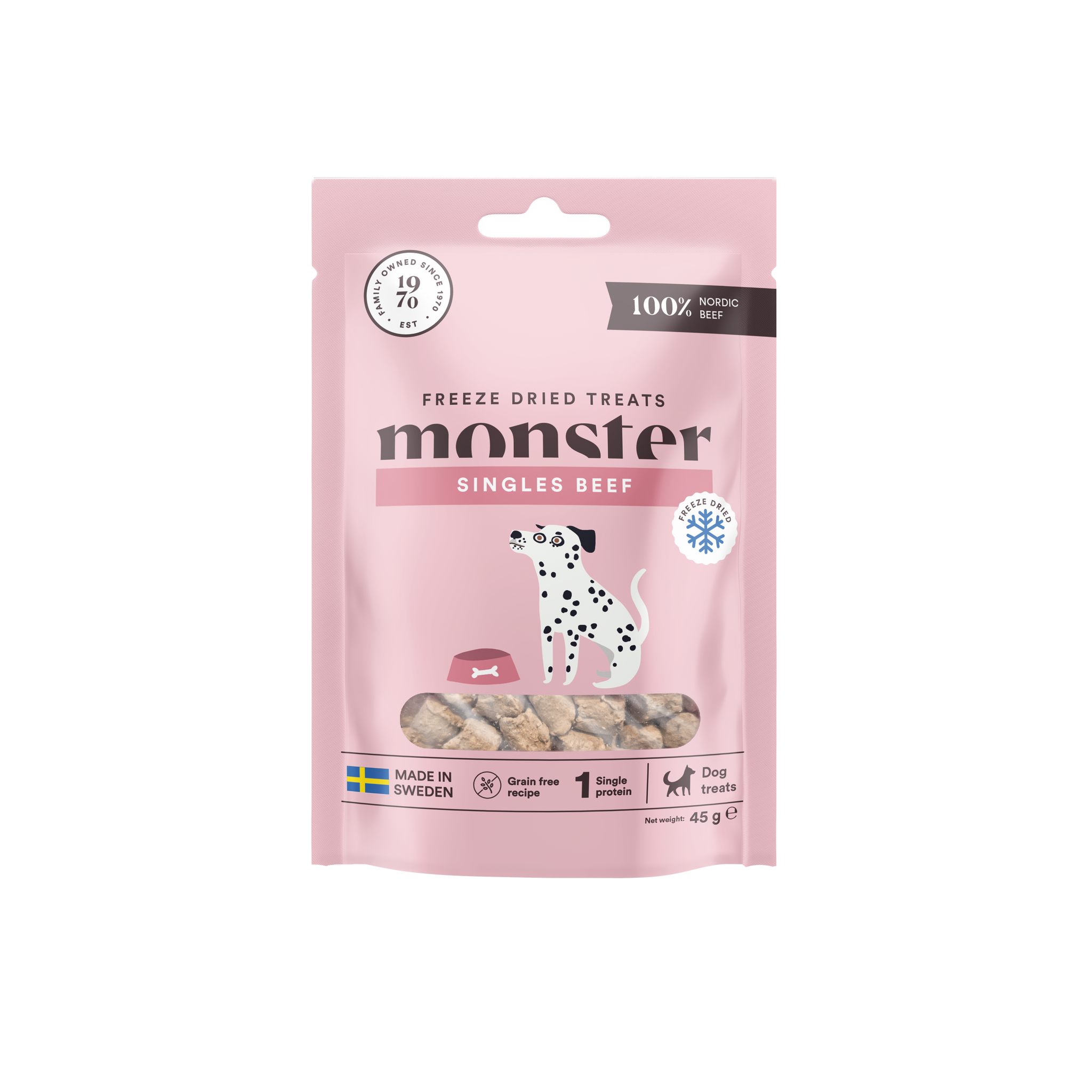 Monster Freeze Dried Treats Singles Beef