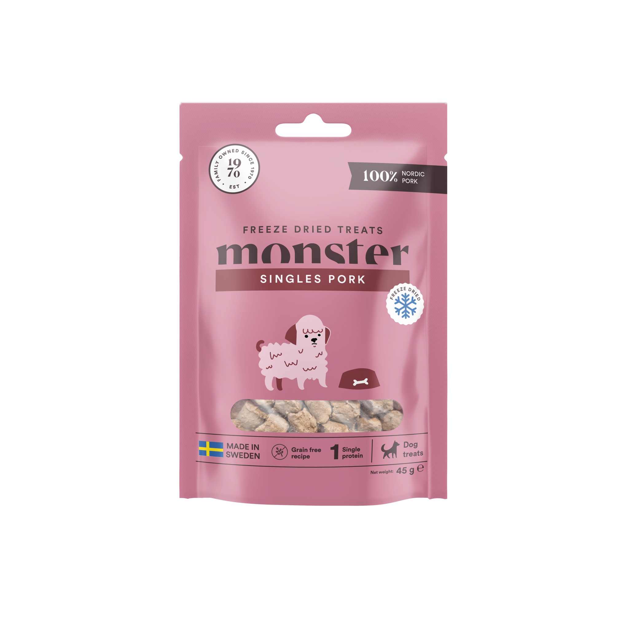 Monster Freeze Dried Treats Singles Pork