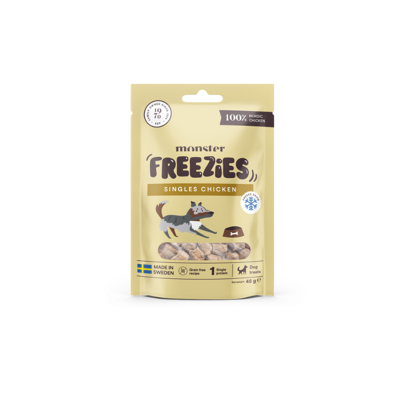 Monster Freeze Dried Treats Singles Chicken 