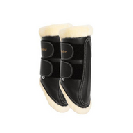 Protector gaiters with fur