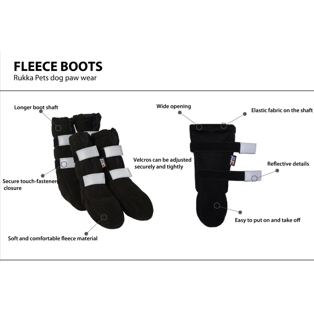 Rukka Pets Fleece boots 