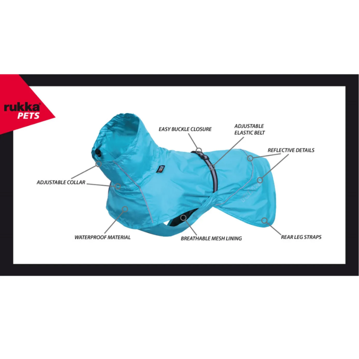 Rukka Pets Hase Dog Blanket Rain