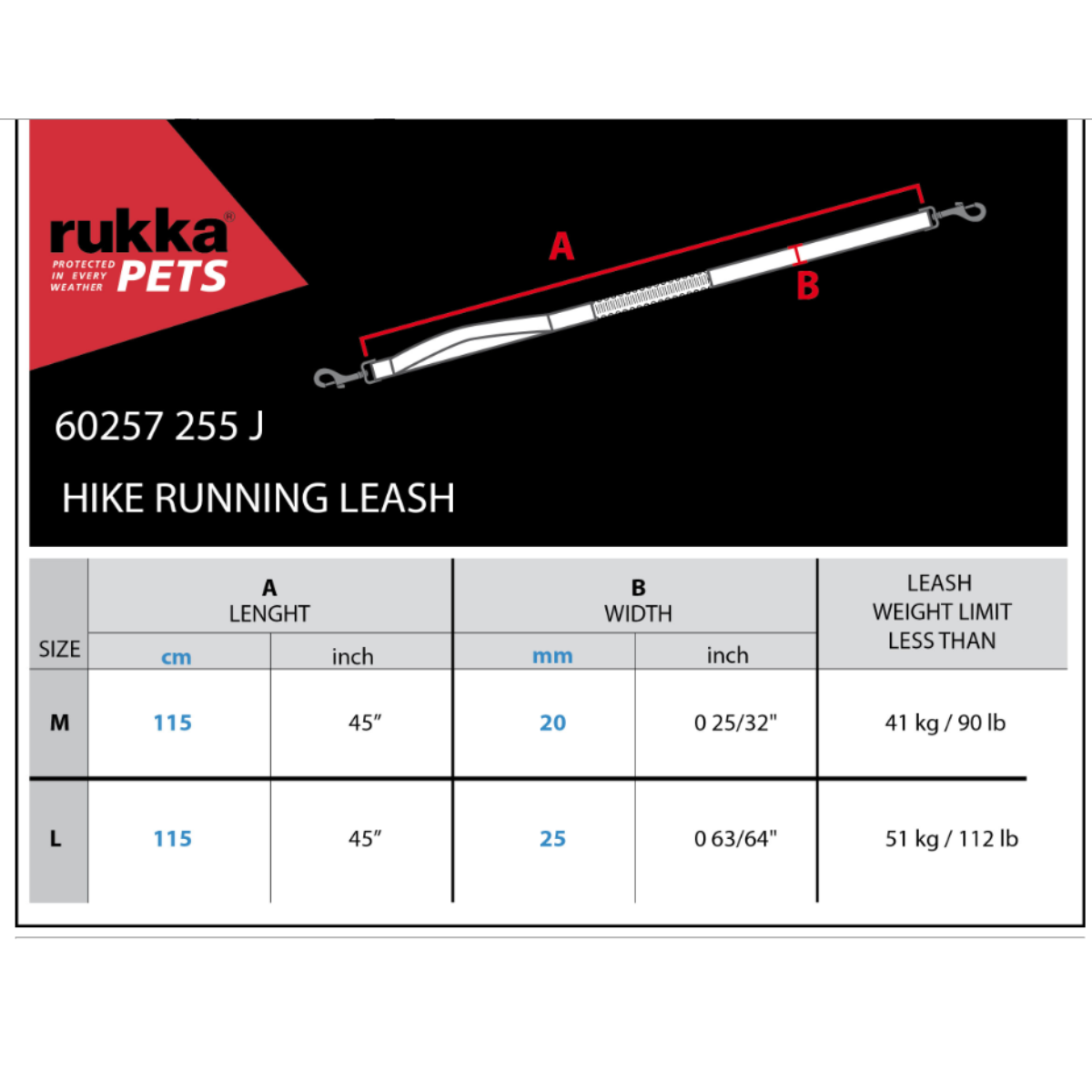 Rukka Pets Hike Leash 