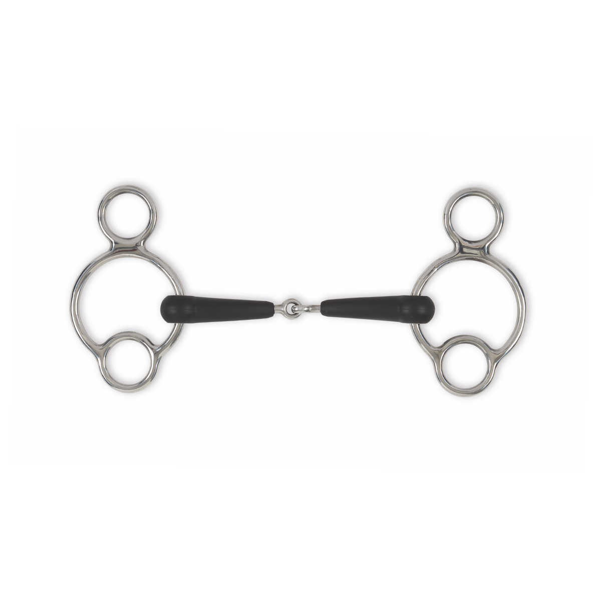 Equikind Universal bit rubber covered 2-piece