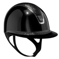 samshield 2.0 miss shield svart ridhjälm med glitterdetaljer