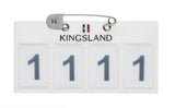 Kingsland Classic Nummerlapp 4 siffror 2-pack