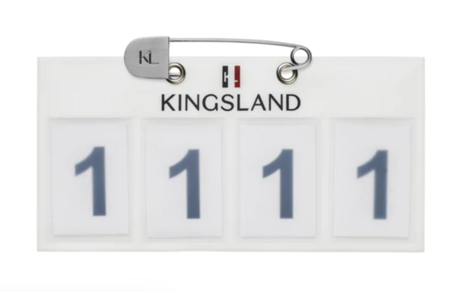 Kingsland Classic Nummerlapp 4 siffror 2-pack
