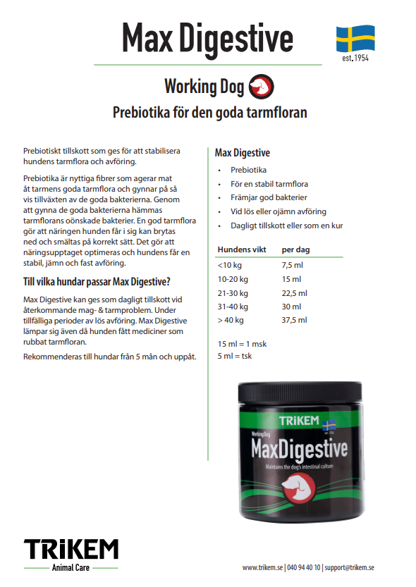 Trikem Working Dog Max Digestive