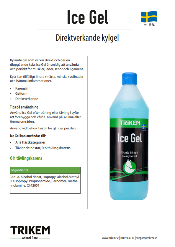 Trikem Radital Ice gel