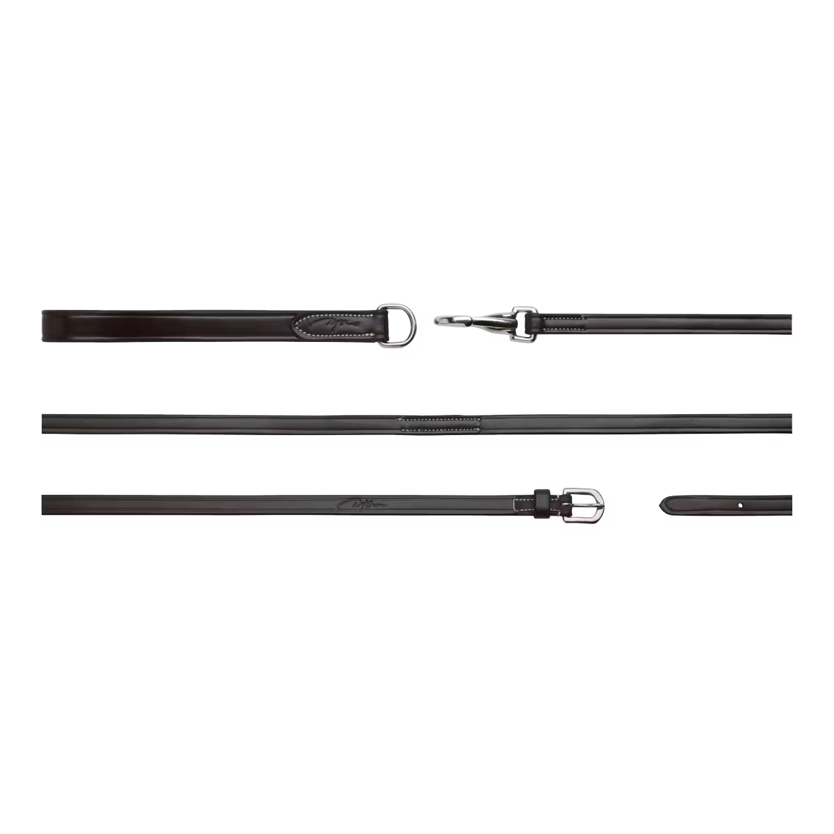 Dyon WO Gramantygel 13mm i läder + fäste