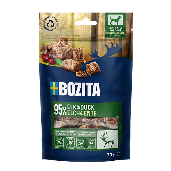 BOZITA Meaty Bites Älg & Anka