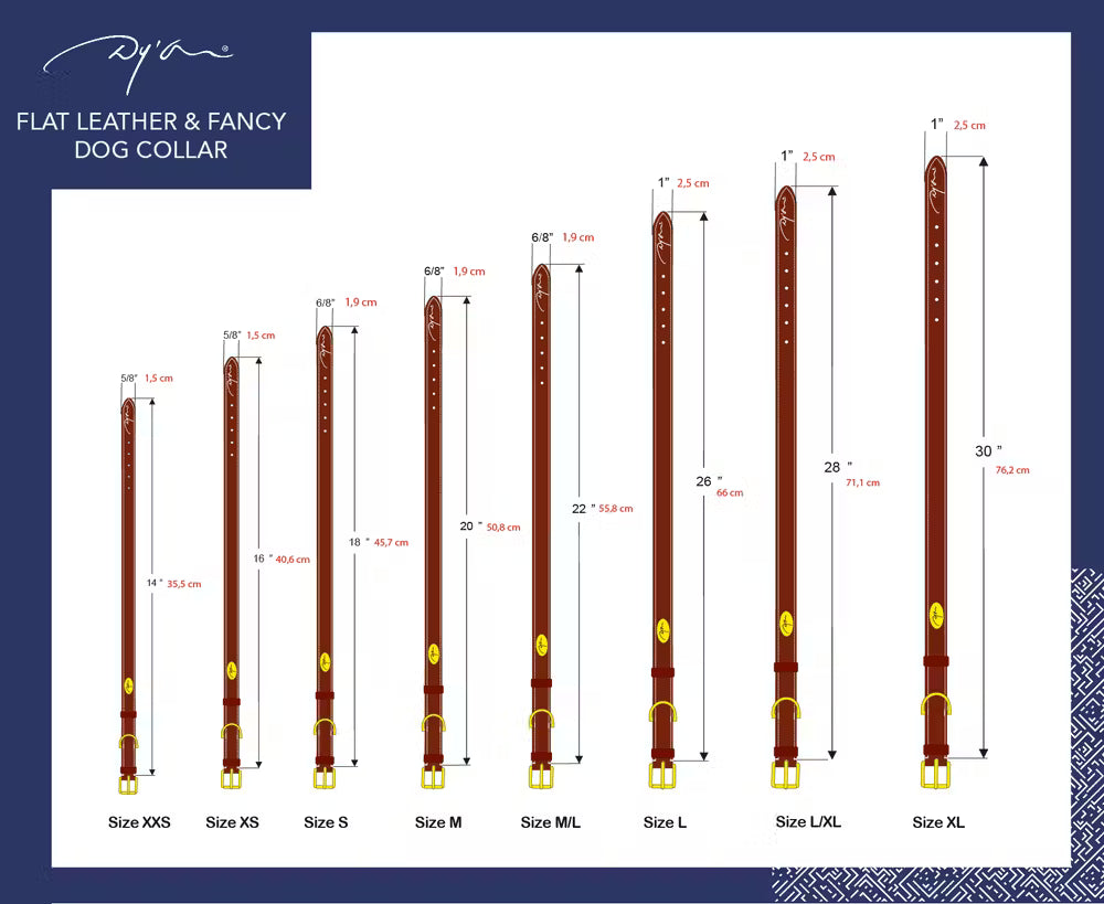 Dyon Hundhalsband Läder