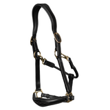 Dyon DY Leather halter with pattern stitch 2-in-1