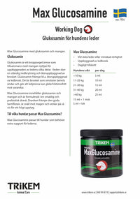 Trikem Working Dog Max Glucosamine