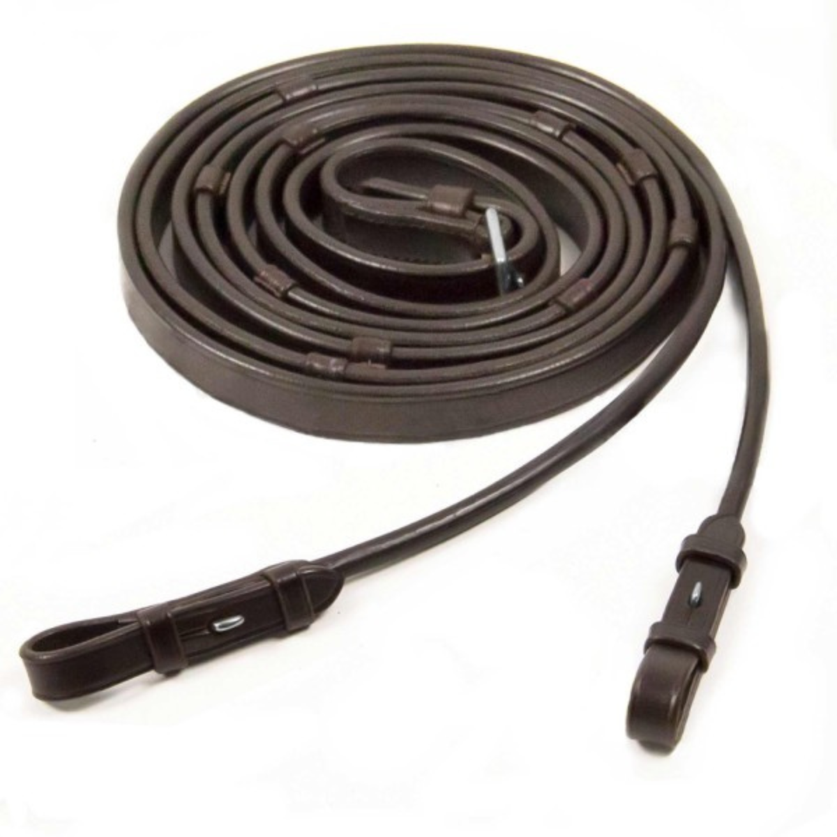 Schockemöhle Lädertygel Rundsydd m.stoppar