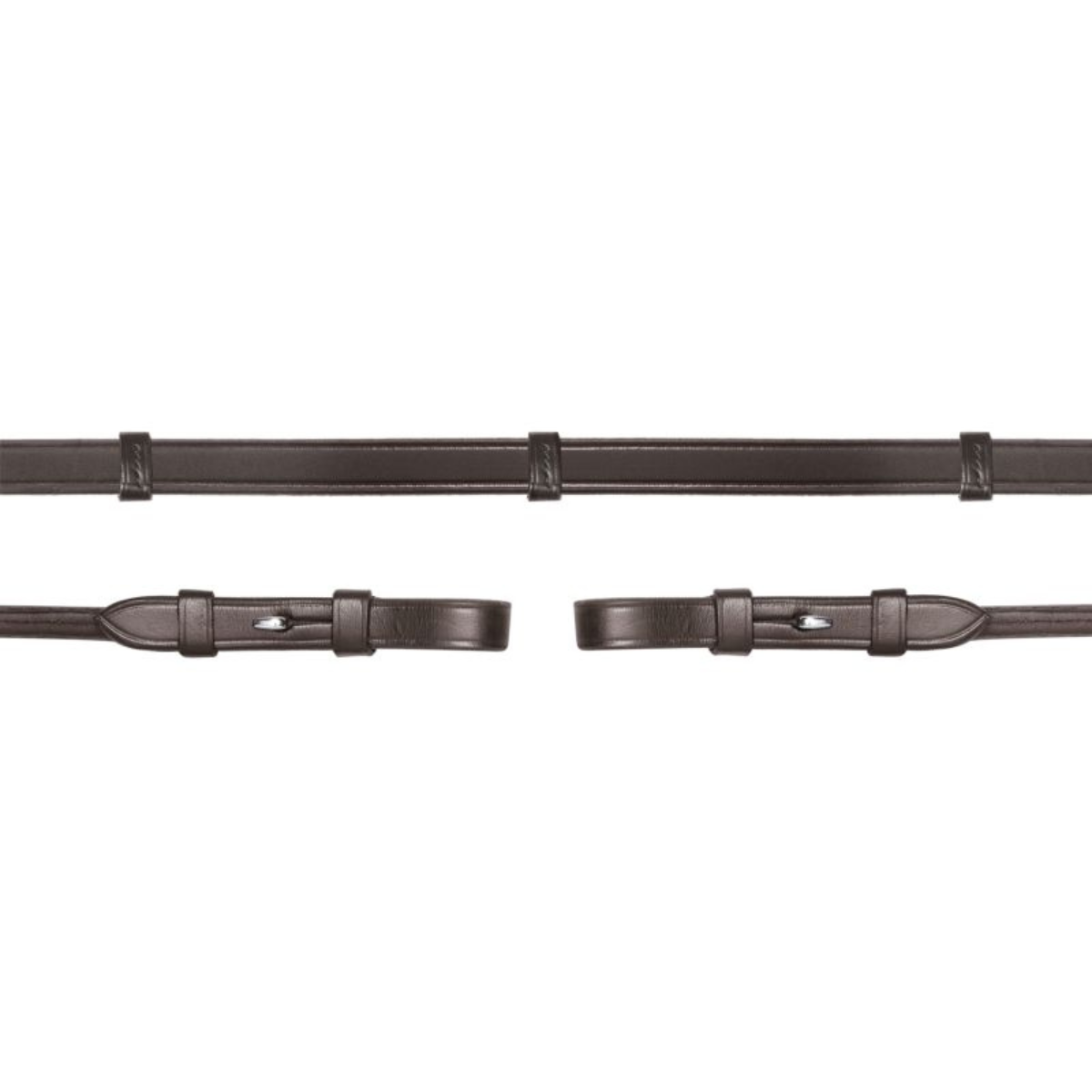 Schockemöhle Lädertygel Rundsydd m.stoppar