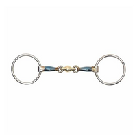 Shires Blue Sweet Iron bridle with ball