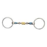 Shires Blue Sweet Iron bridle with rollers