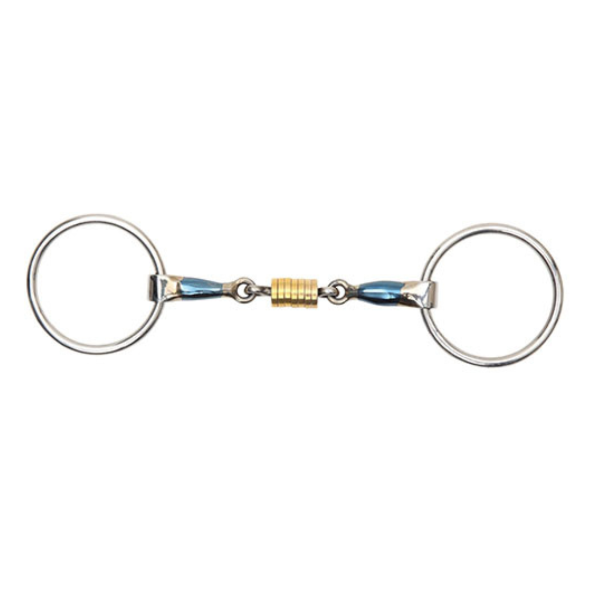 Shires Blue Sweet Iron bridle with rollers