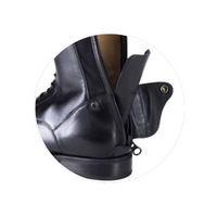 Tricolore Italo 02 Ridstövel - Smooth Black 38-40