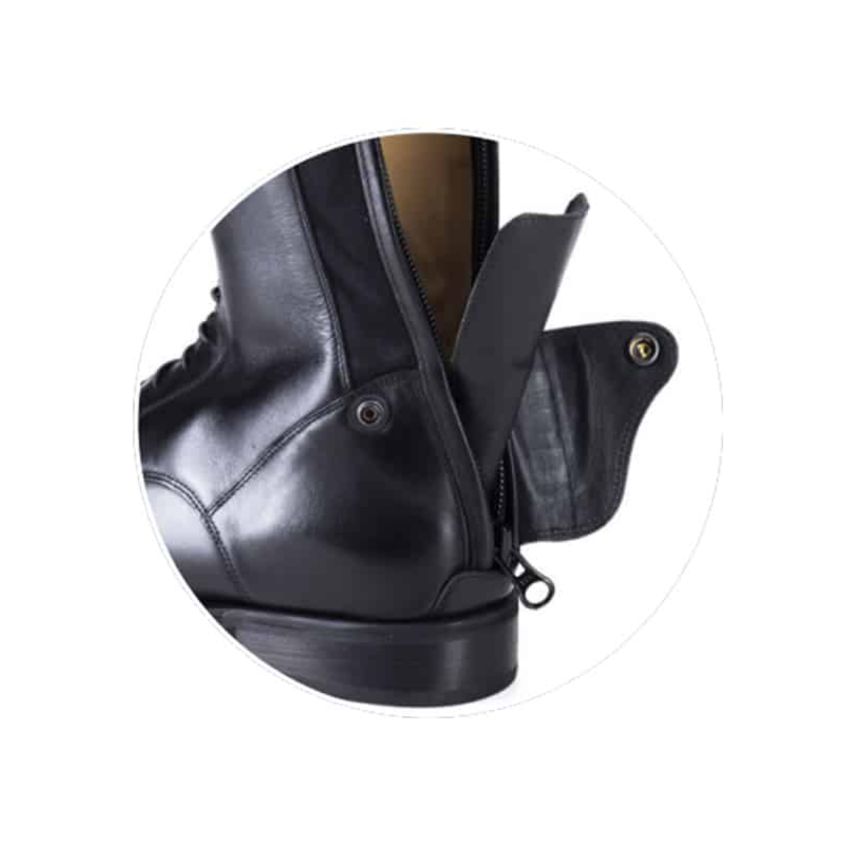 Tricolore Italo 02 Ridstövel - Smooth Black 38-40